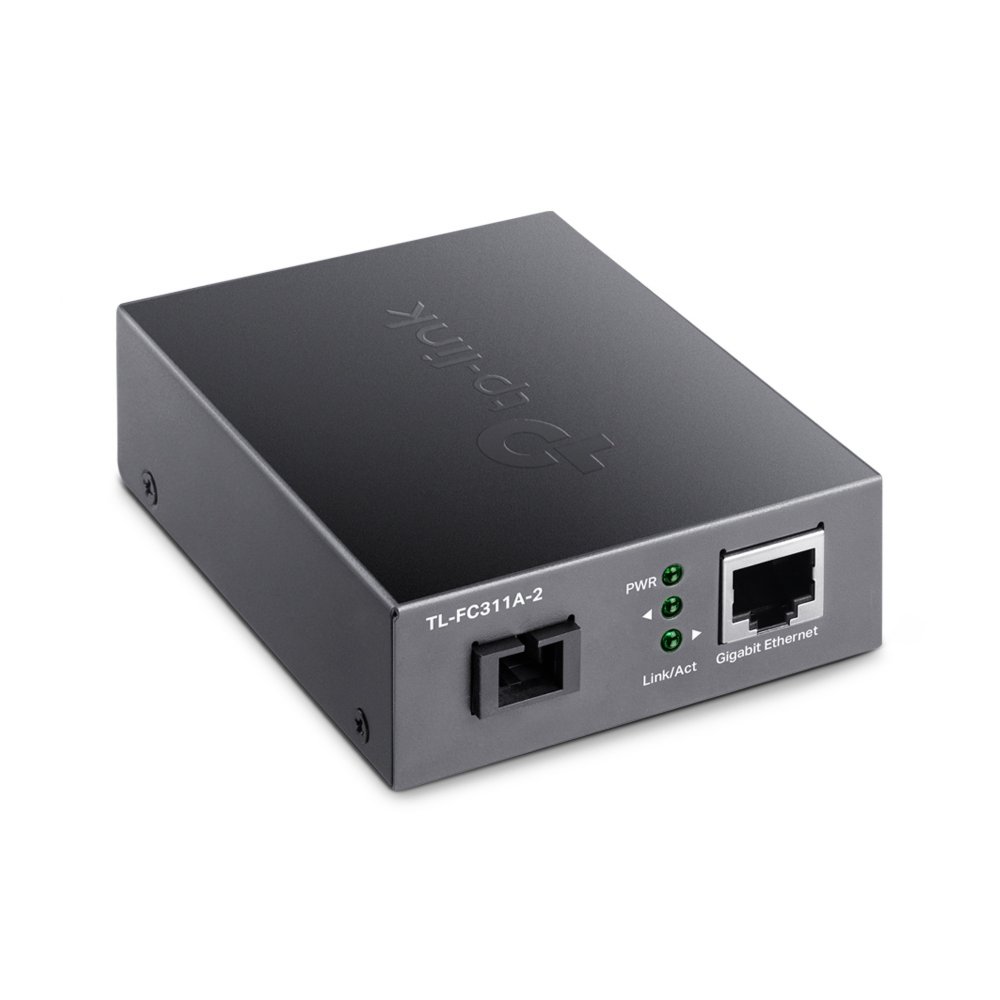 TP-Link TL-FC311A-2 netwerk media converter 1000 Mbit/s Single-mode Zwart – 1