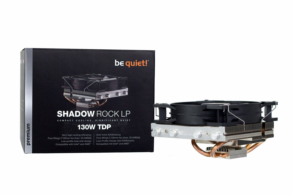 be quiet! Shadow Rock LP Processor Koeler 12 cm Zwart, Koper, Zilver – 3