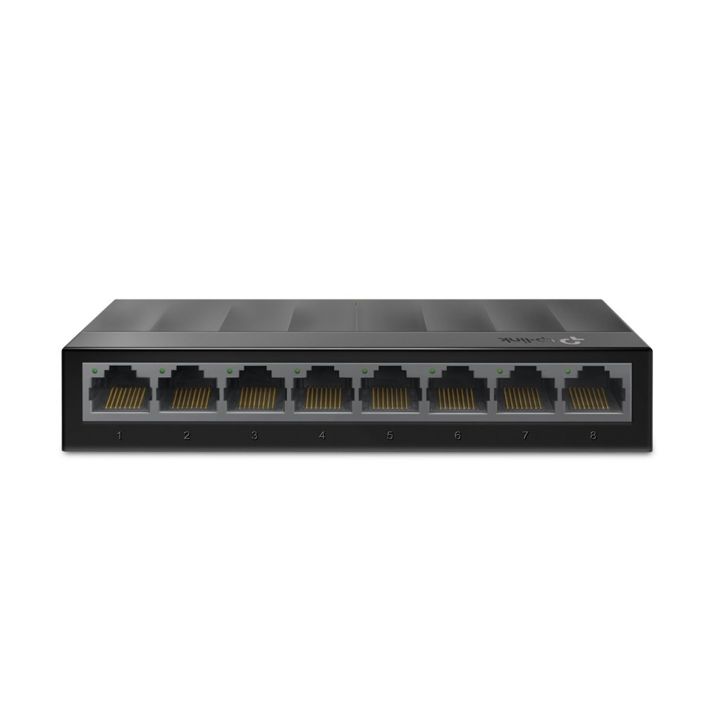 TP-Link LS1008G Unmanaged Gigabit Ethernet (10/100/1000) Zwart – 0