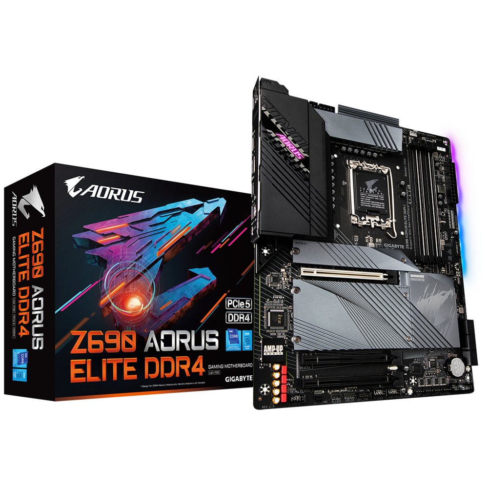Gigabyte Z690 AORUS ELITE DDR4 (rev. 1.0) Intel Z690 LGA 1700 ATX – 0