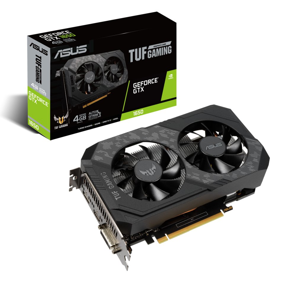 ASUS TUF Gaming TUF-GTX1650-4GD6-GAMING NVIDIA GeForce GTX 1650 4 GB GDDR6 – 7