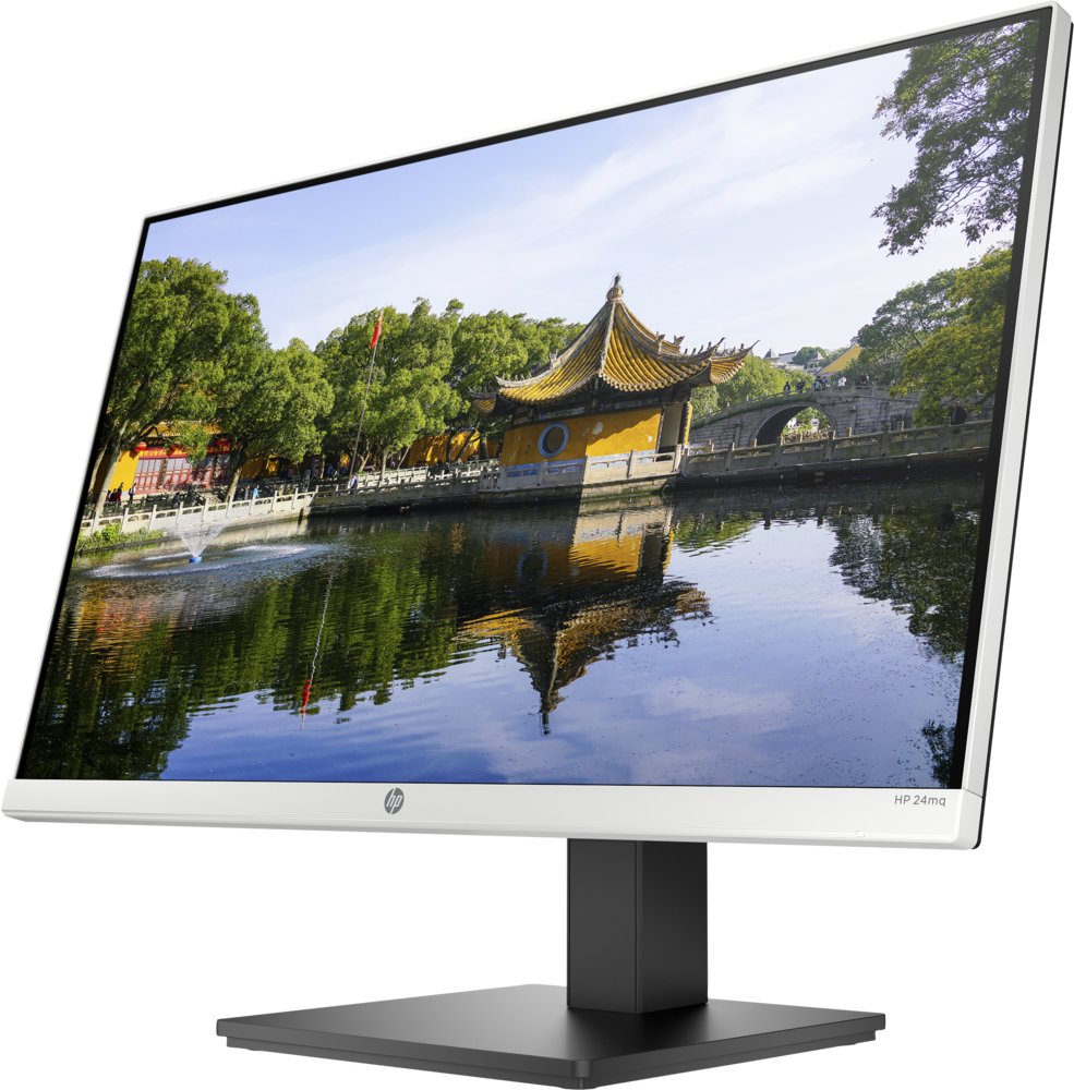 HP 24mq 60,5 cm (23.8″) 2560 x 1440 Pixels Quad HD LCD Zwart, Zilver – 1