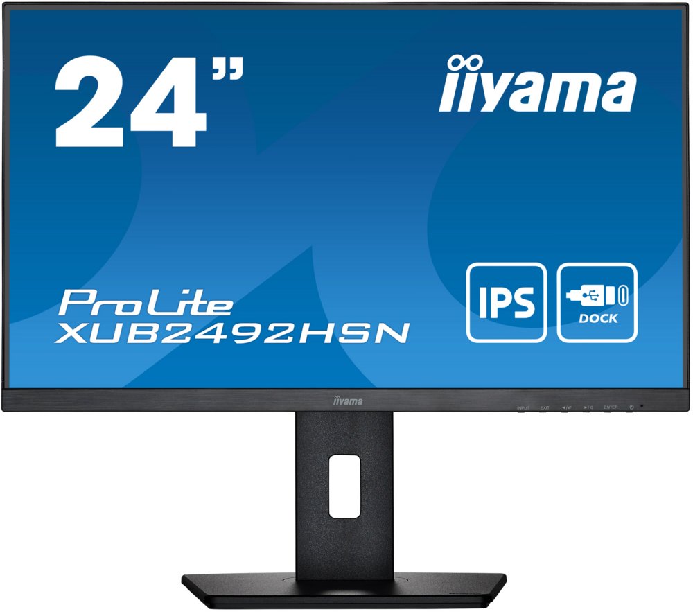 iiyama ProLite XUB2492HSN-B5 LED display 61 cm (24″) 1920 x 1080 Pixels Full HD Zwart – 1