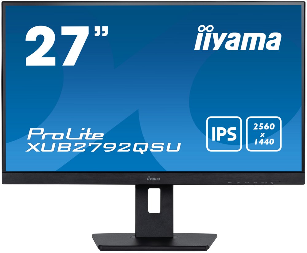 iiyama XUB2792QSU-B5 computer monitor 68,6 cm (27″) 2560 x 1440 Pixels Full HD LED Zwart – 0