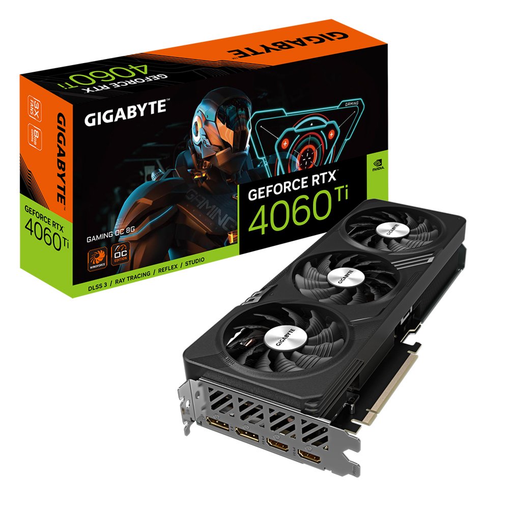 Gigabyte GeForce RTX­­ 4060 Ti GAMING OC 8G NVIDIA GeForce RTX 4060 Ti 8 GB GDDR6 – 0