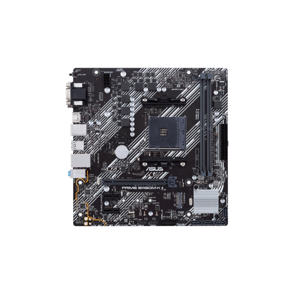 ASUS Prime B450M-K II AMD B450 Socket AM4 micro ATX – 0