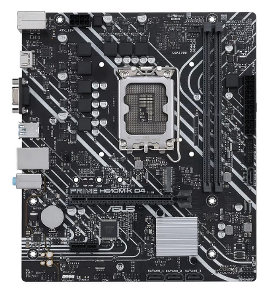 ASUS PRIME H610M-K D4 Intel H610 LGA 1700 micro ATX – 0
