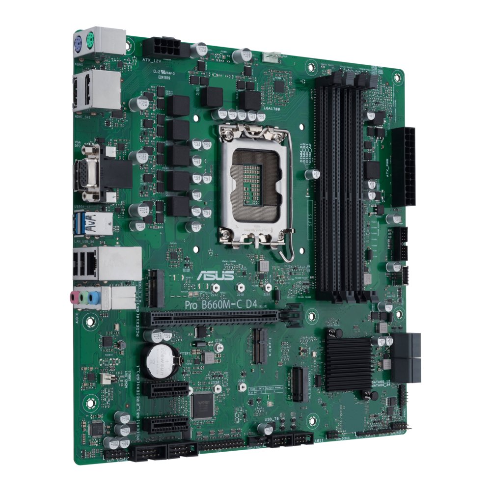 ASUS PRO B660M-C D4-CSM Intel B660 LGA 1700 micro ATX – 1