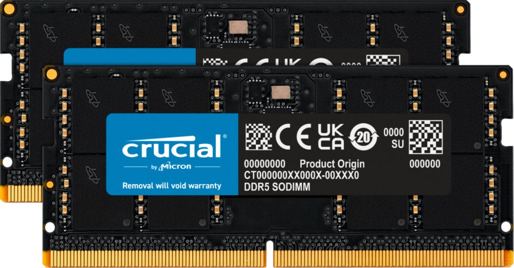 Crucial CT2K32G48C40S5 geheugenmodule 64 GB 2 x 32 GB DDR5 4800 MHz – 0