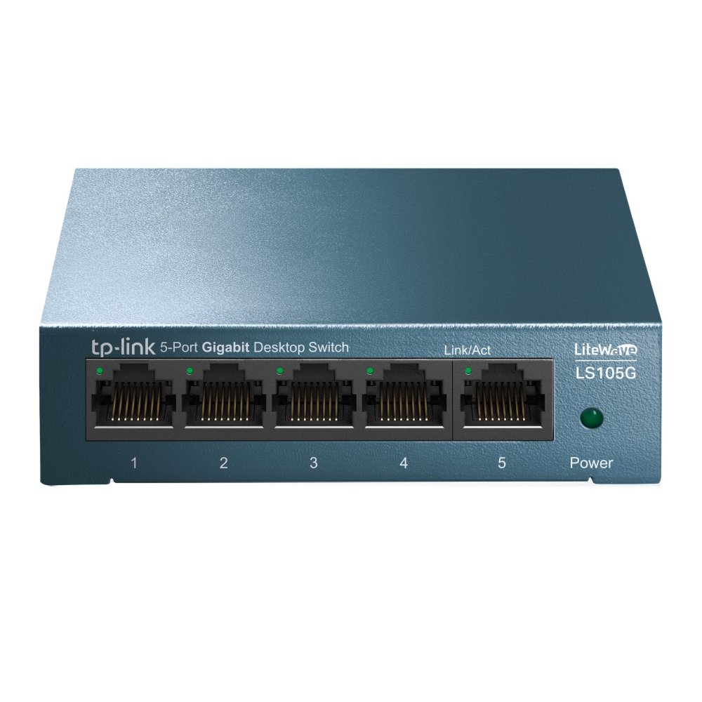 TP-Link LS105G Unmanaged Gigabit Ethernet (10/100/1000) Blauw – 0