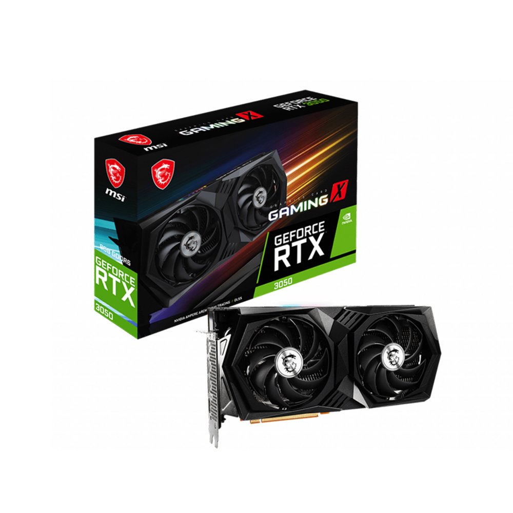 MSI GeForce RTX™ 3050 GAMING X 8G NVIDIA GeForce RTX 3050 8 GB GDDR6 – 0