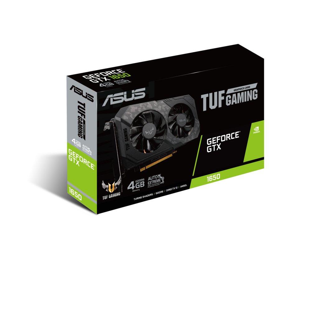 ASUS TUF Gaming TUF-GTX1650-4GD6-GAMING NVIDIA GeForce GTX 1650 4 GB GDDR6 – 6