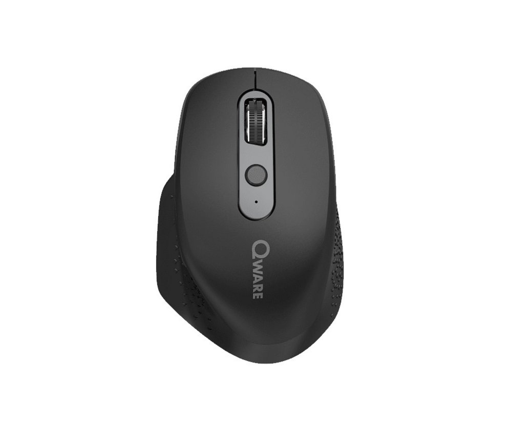 QWARE Wireless Ergo Mouse York Zwart – 0