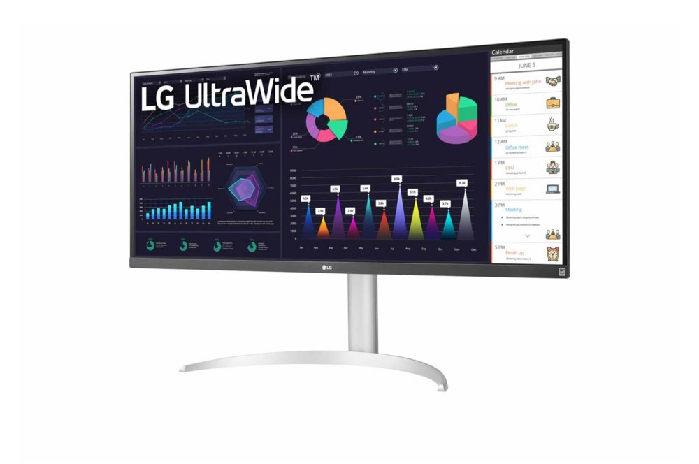 LG 34WQ65X-W computer monitor 86,4 cm (34″) 2560 x 1080 Pixels UltraWide Quad HD LCD Grijs – 1