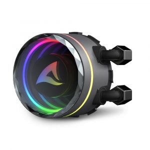 Sharkoon S90 RGB Computer behuizing, Processor Alles-in-één vloeistofkoeler 12 cm Zwart 1 stuk(s) - Afbeelding 13