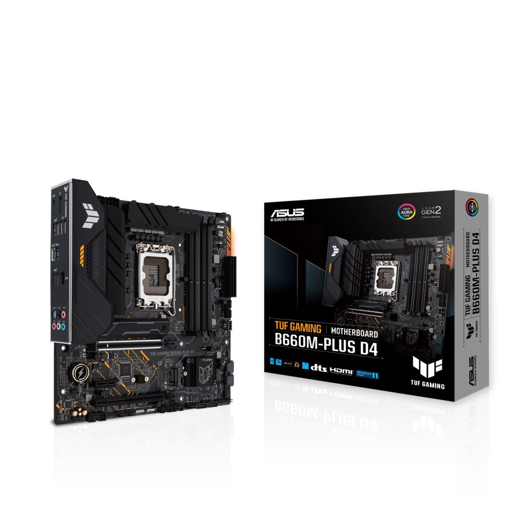 ASUS TUF GAMING B660M- PLUS D4 Intel B660 LGA 1700 micro ATX – 6