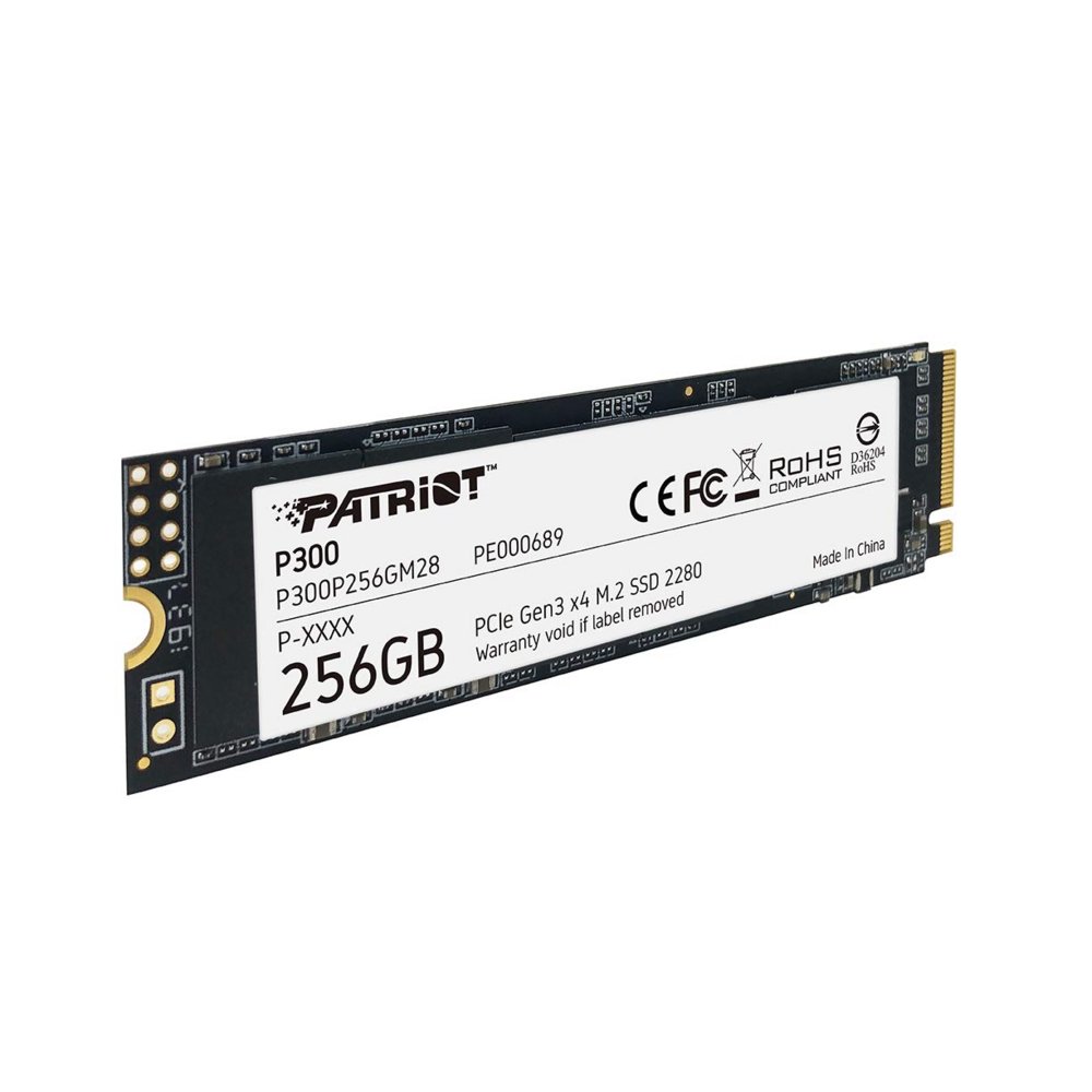 Patriot Memory P300P256GM28 internal solid state drive M.2 256 GB PCI Express NVMe – 0