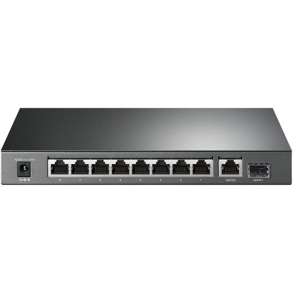TP-LINK TL-SG1210P Gigabit Ethernet (10/100/1000) Power over Ethernet (PoE) Grijs – 1