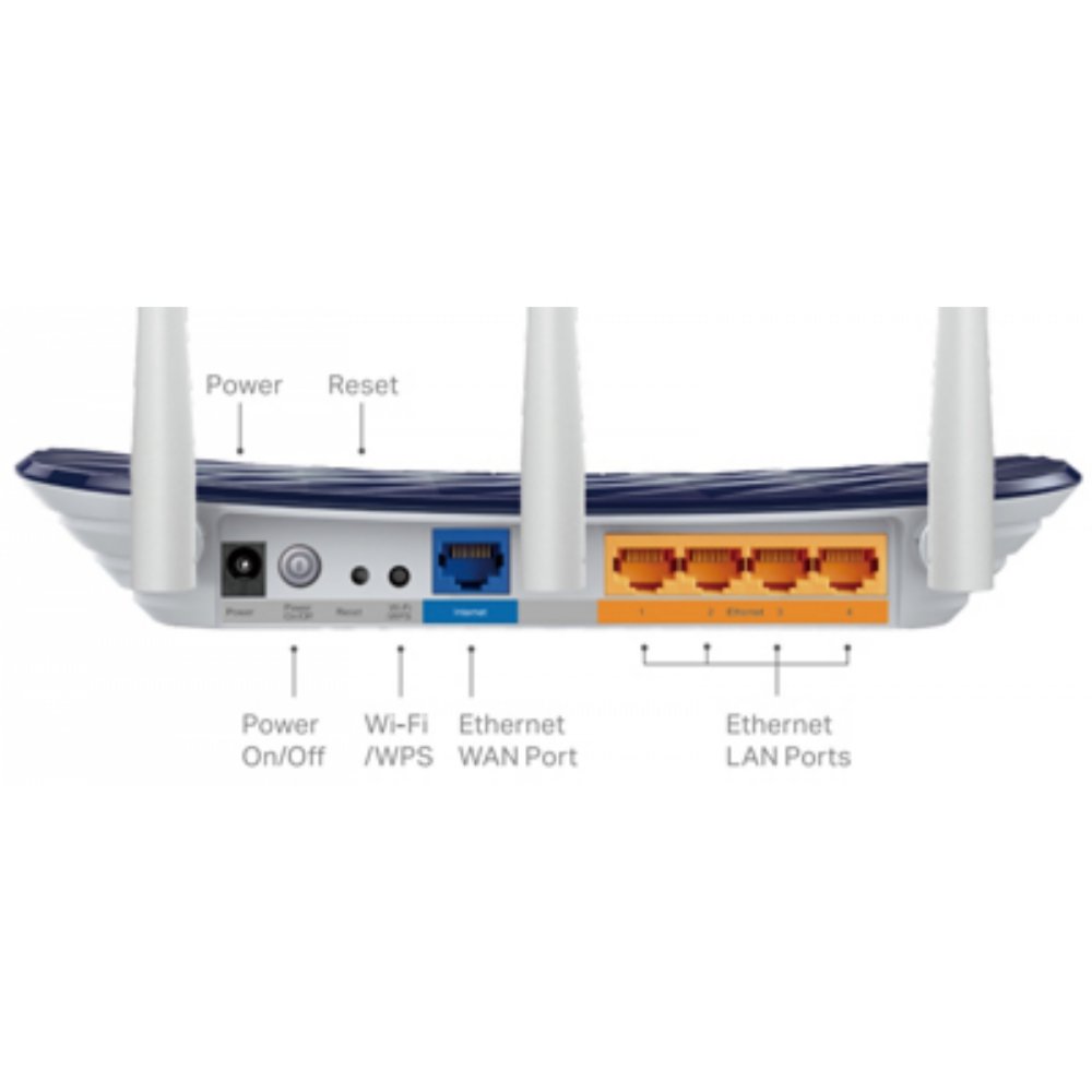 TP-LINK AC750 draadloze router Fast Ethernet Dual-band (2.4 GHz / 5 GHz) Zwart, Wit – 1