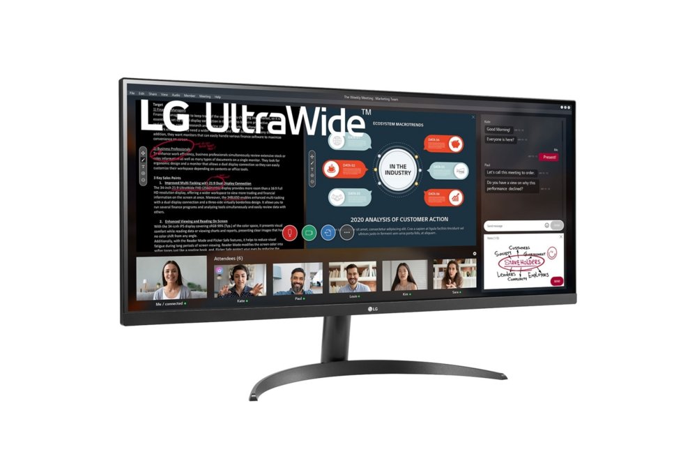 LG 34WP500-B 86,4 cm (34″) 2560 x 1080 Pixels UltraWide Full HD LED Zwart – 2