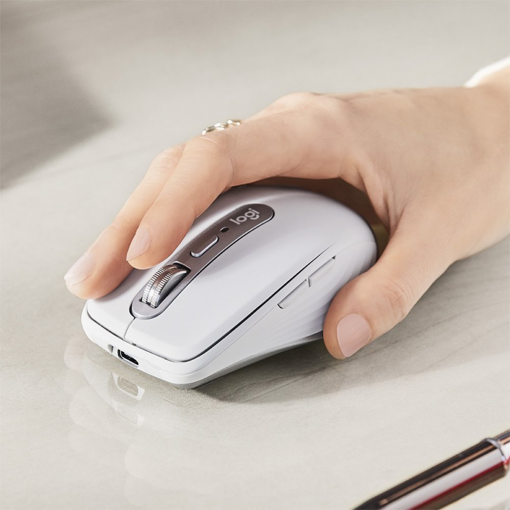 Logitech MX Master 3 Anywhere Wireless Mouse White – 8