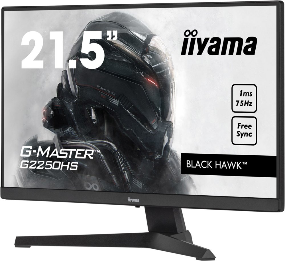iiyama G-MASTER G2250HS-B1 computer monitor 54,6 cm (21.5″) 1920 x 1080 Pixels Full HD LED Zwart – 0