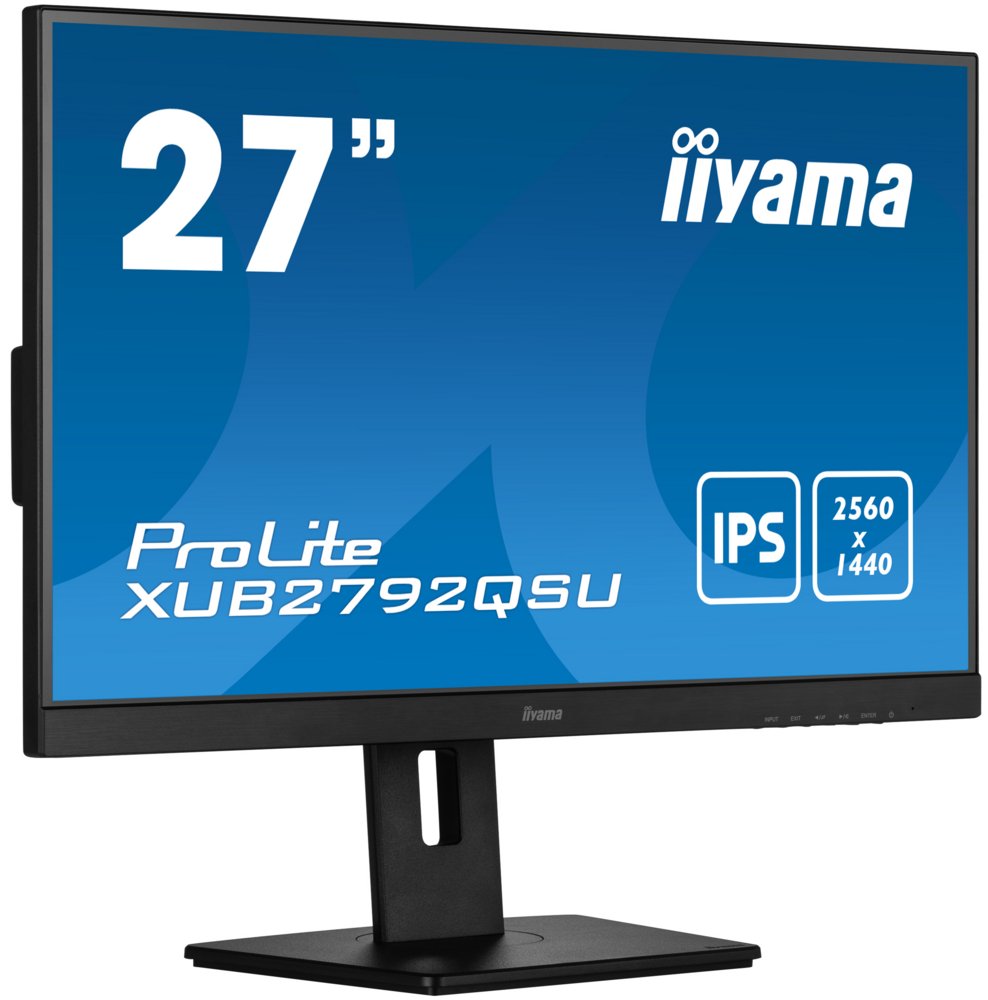 iiyama XUB2792QSU-B5 computer monitor 68,6 cm (27″) 2560 x 1440 Pixels Full HD LED Zwart – 2