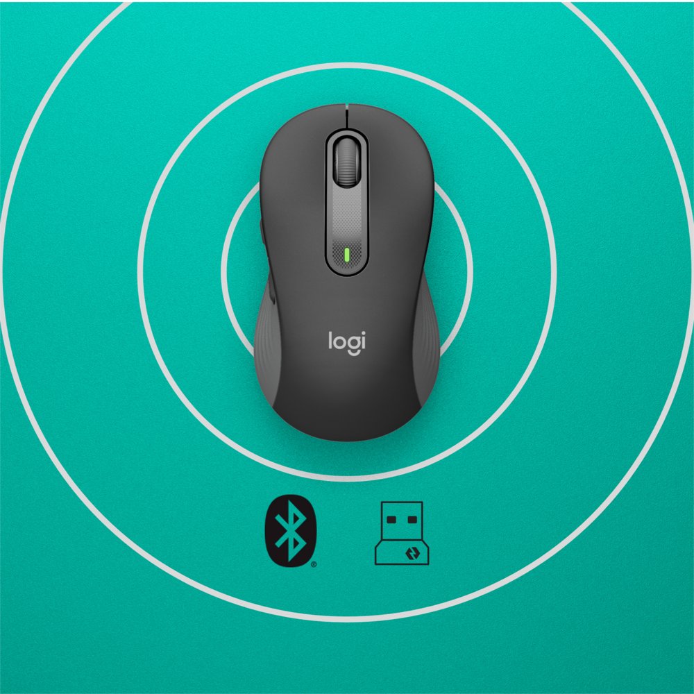 Logitech Signature M650 muis Rechtshandig RF-draadloos + Bluetooth Optisch 2000 DPI – 4