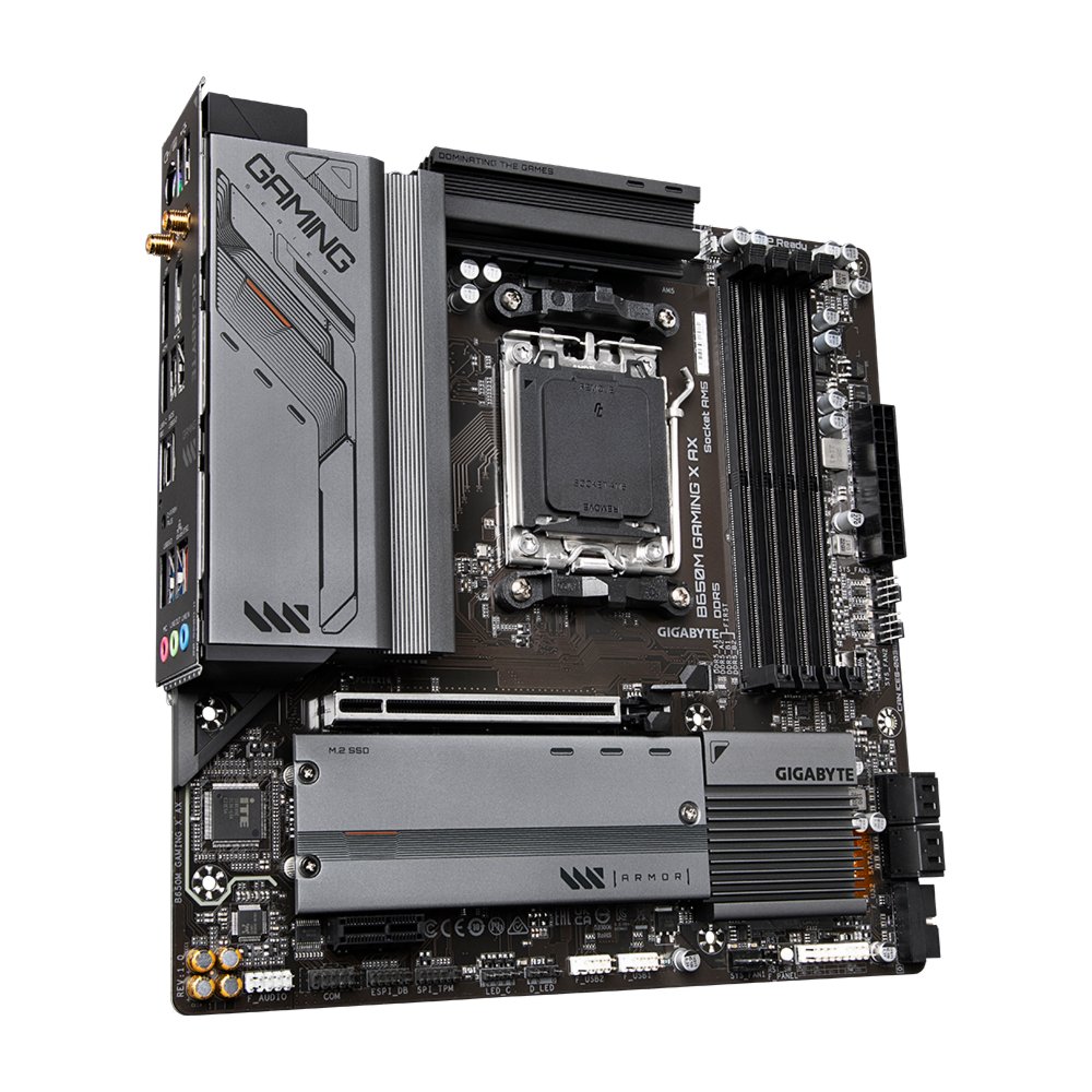 Gigabyte B650M GAMING X AX (rev. 1.x) AMD B650 Socket AM5 micro ATX – 1
