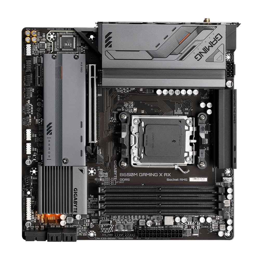 Gigabyte B650M GAMING X AX (rev. 1.x) AMD B650 Socket AM5 micro ATX – 3
