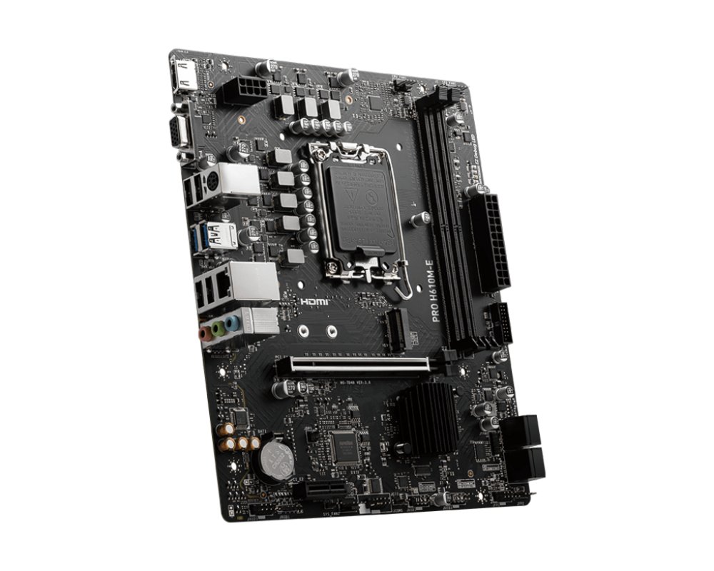 MSI PRO H610M-E moederbord Intel H610 LGA 1700 micro ATX – 3