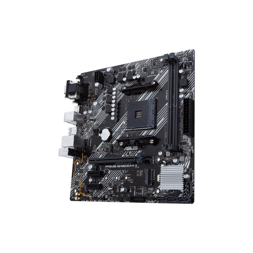 ASUS Prime B450M-K II AMD B450 Socket AM4 micro ATX – 2