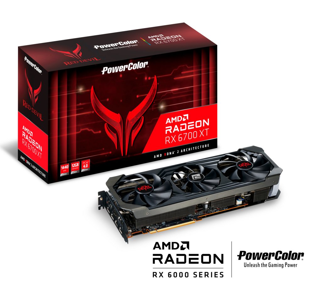 VGA PowerColor Red Devil AMD Radeon RX 6700XT 12 GB GDDR6 – 7