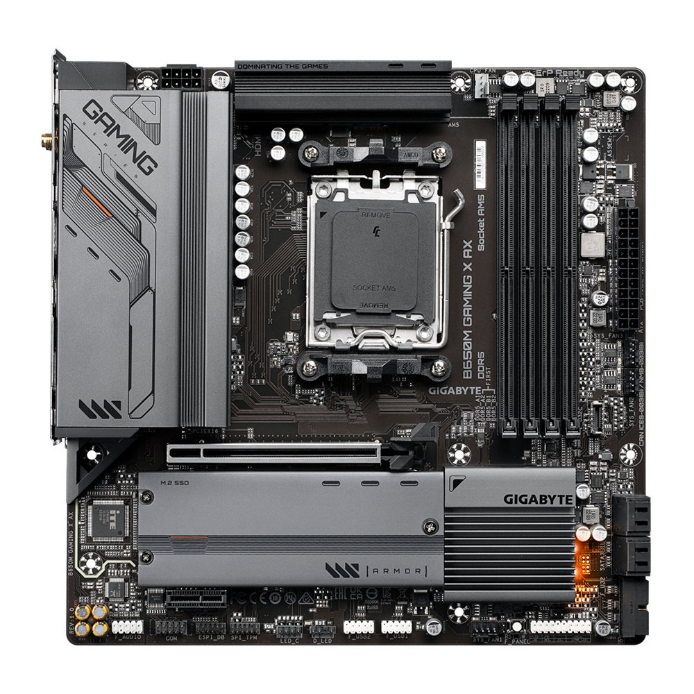 Gigabyte B650M GAMING X AX (rev. 1.x) AMD B650 Socket AM5 micro ATX – 0