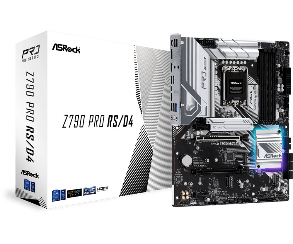 Asrock Z790 Pro RS/D4 Intel Z790 LGA 1700 ATX – 0