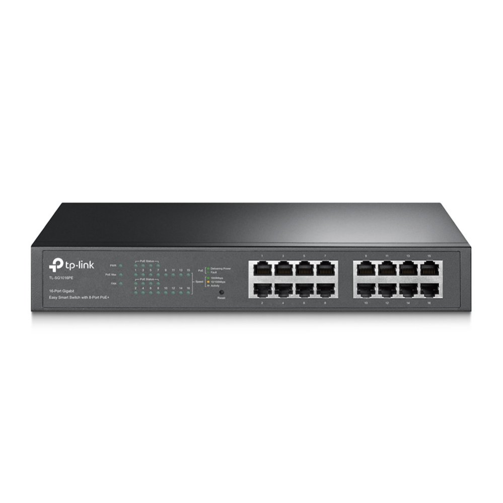 TP-LINK TL-SG1016PE Managed Gigabit Ethernet (10/100/1000) Power over Ethernet (PoE) Zwart – 4