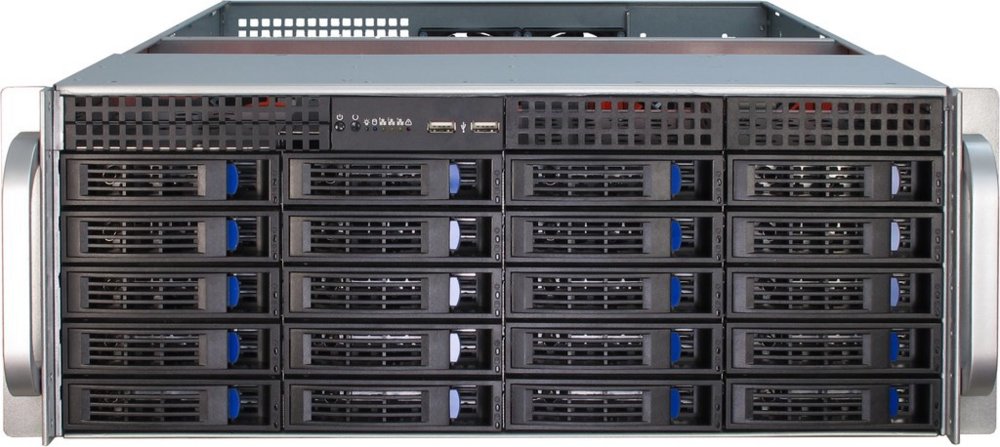 Inter-Tech IPC 4U-4420 Rack Blauw, Roestvrijstaal – 3