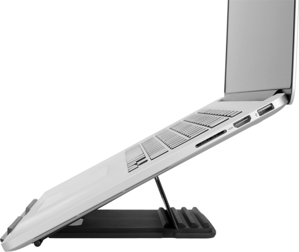 Mobiparts Laptop Stand Holder Metal – Black – 1