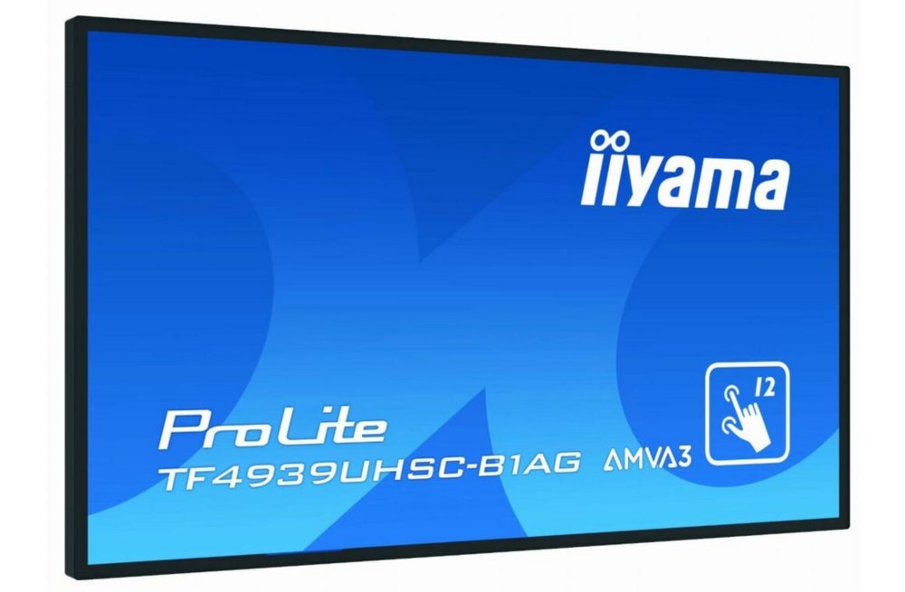 iiyama ProLite TF4939UHSC-B1AG computer monitor 124,5 cm (49″) 3840 x 2160 Pixels 4K Ultra HD LED Touchscreen Multi-gebruiker Zwart – 1