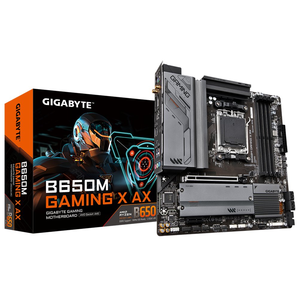 Gigabyte B650M GAMING X AX (rev. 1.x) AMD B650 Socket AM5 micro ATX – 5