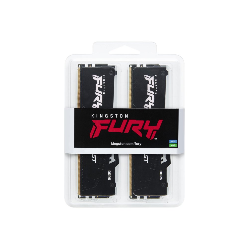 Kingston Technology FURY Beast RGB geheugenmodule 32 GB 2 x 16 GB DDR5 4800 MHz – 1