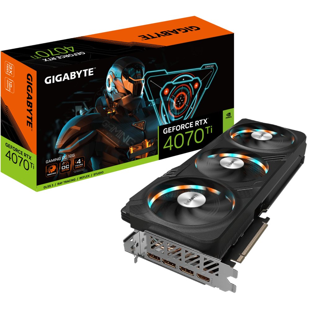 Gigabyte GeForce RTX­­ 4070 Ti GAMING OC 12G NVIDIA GeForce RTX 4070 Ti 12 GB GDDR6X – 7