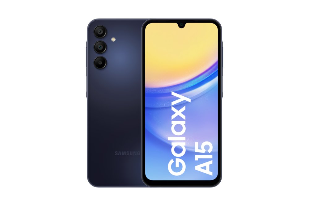 Samsung Galaxy A15 16,5 cm (6.5″) Hybride Dual SIM Android 14 4G USB Type-C 4 GB 128 GB 5000 mAh Zwart, Blauw – 0