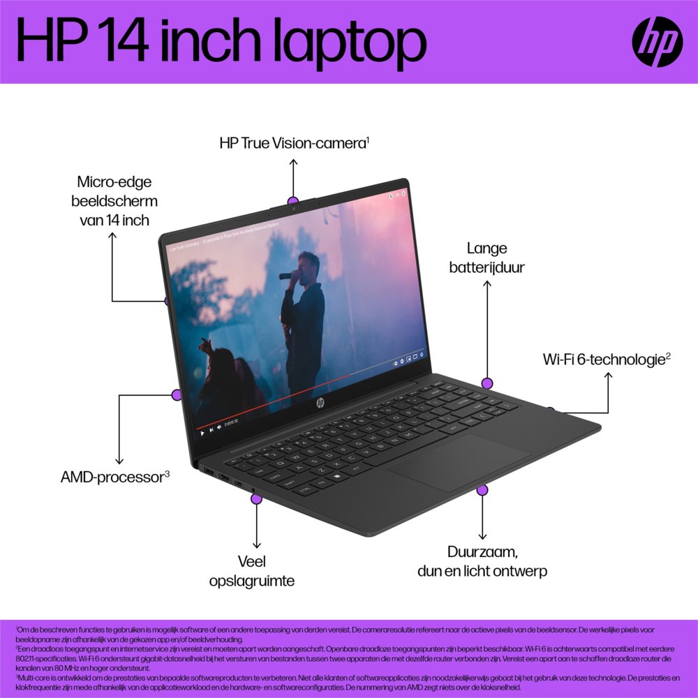 HP 14-EM0630ND 14.0 F-HD RYZEN 3 7320 / 8GB / 256GB / W11Hs REFURBISHED – 8