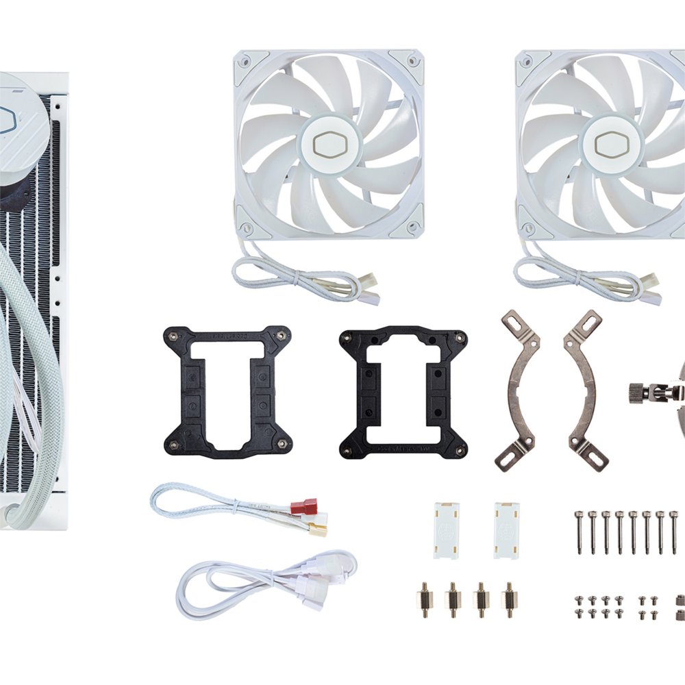 Cooler Master MasterLiquid 240L Core ARGB White Processor Kit voor vloeistofkoeling 12 cm Wit – 5