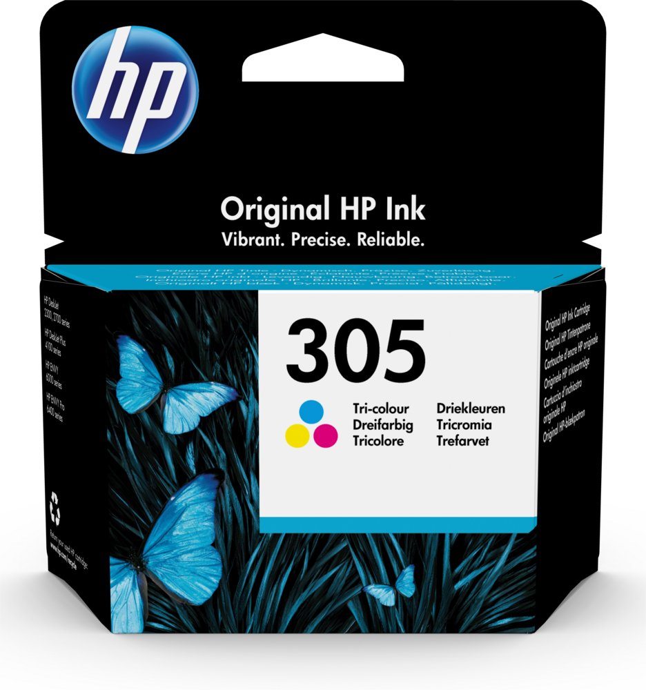 HP 305 originele drie-kleuren inktcartridge – 0