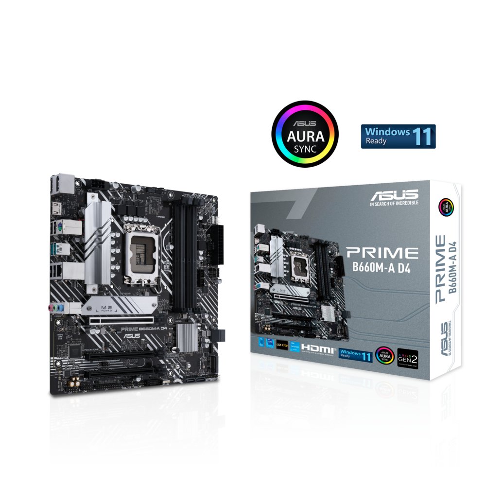 ASUS PRIME B660M-A D4 Intel B660 LGA 1700 micro ATX RETURNED – 6