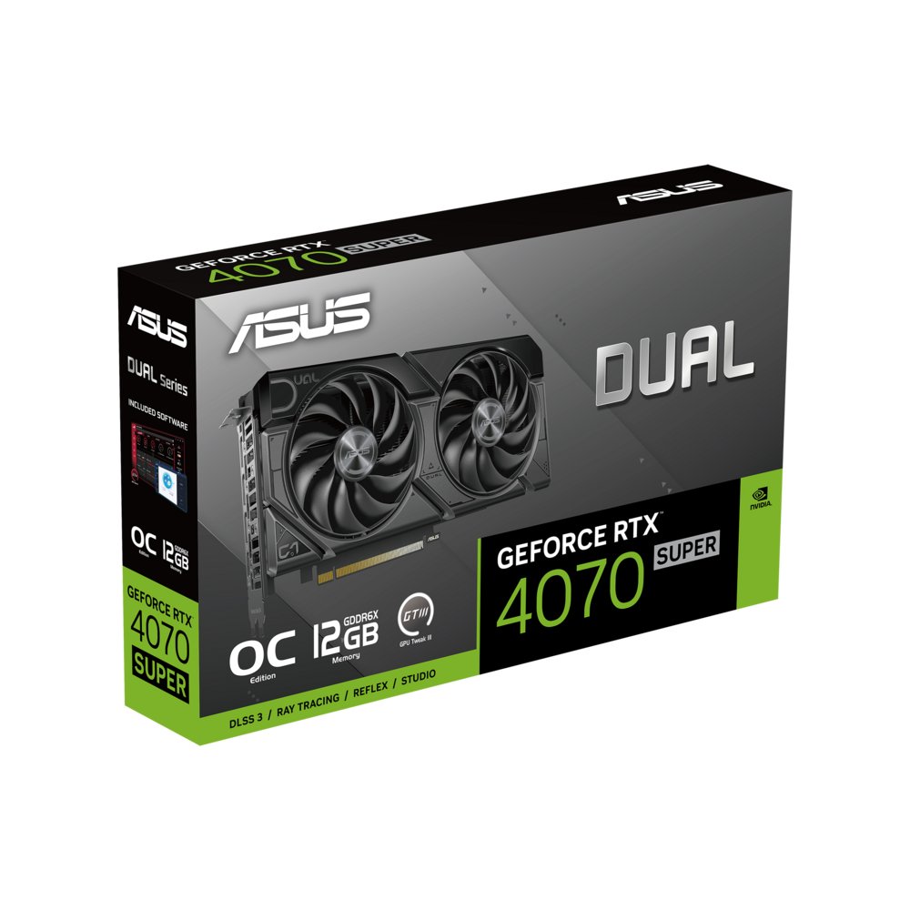 ASUS Dual -RTX4070S-O12G-EVO NVIDIA GeForce RTX 4070 SUPER 12 GB GDDR6X – 13