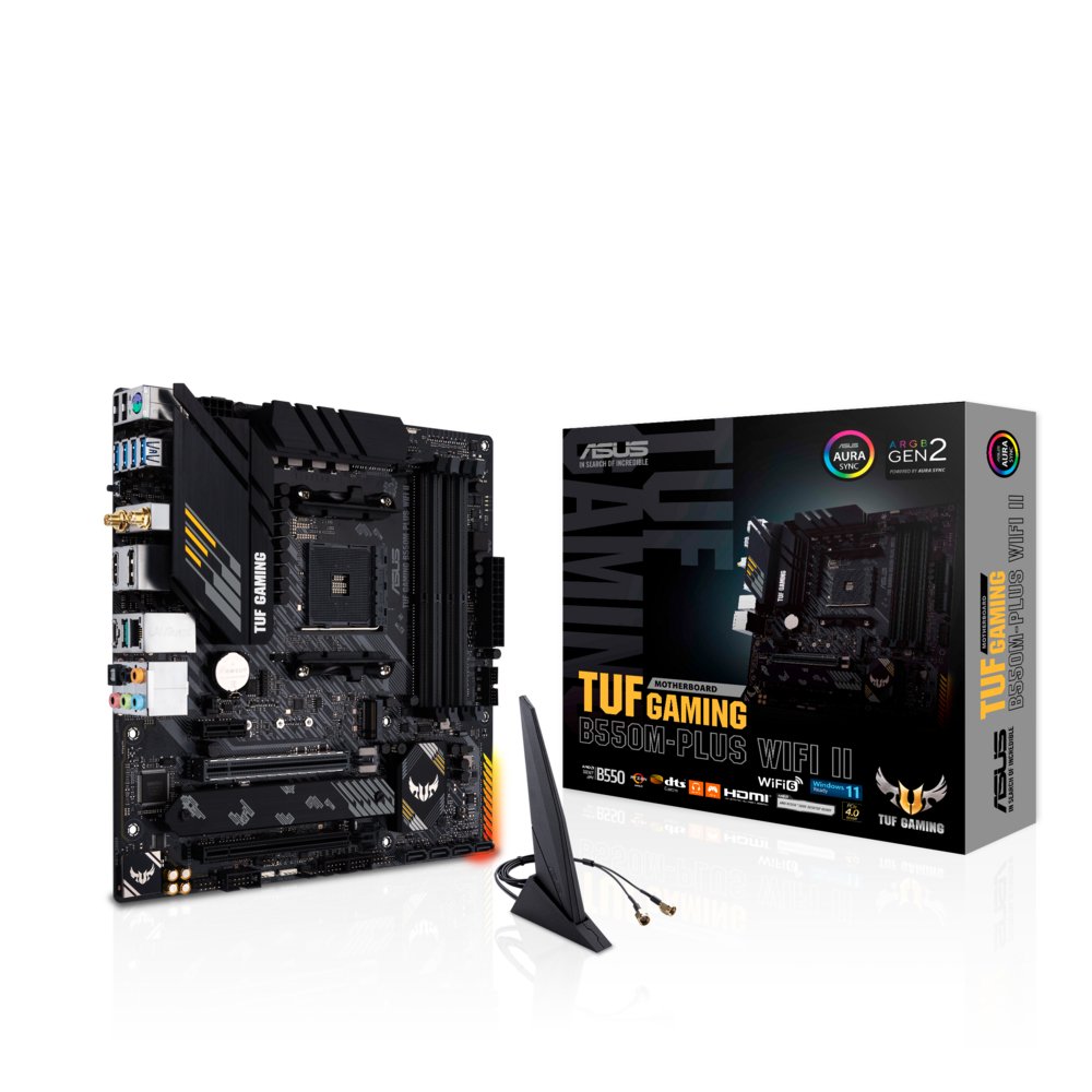 ASUS TUF GAMING B550M-PLUS WIFI II AMD B550 Socket AM4 micro ATX – 6