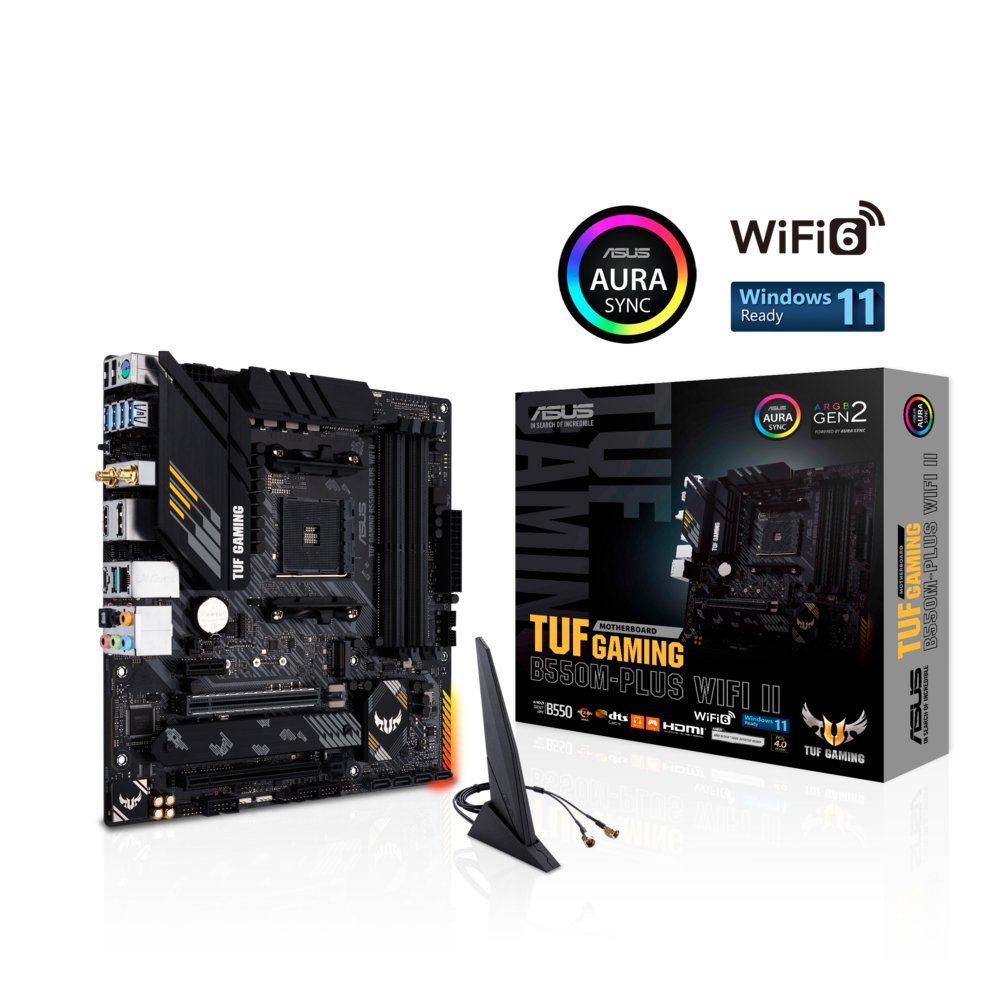 ASUS TUF GAMING B550M-PLUS WIFI II AMD B550 Socket AM4 micro ATX – 7